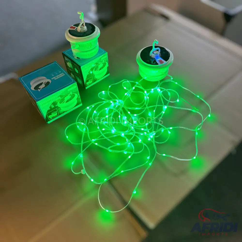 2-in-1 Camping Lamp with Fairy Lights