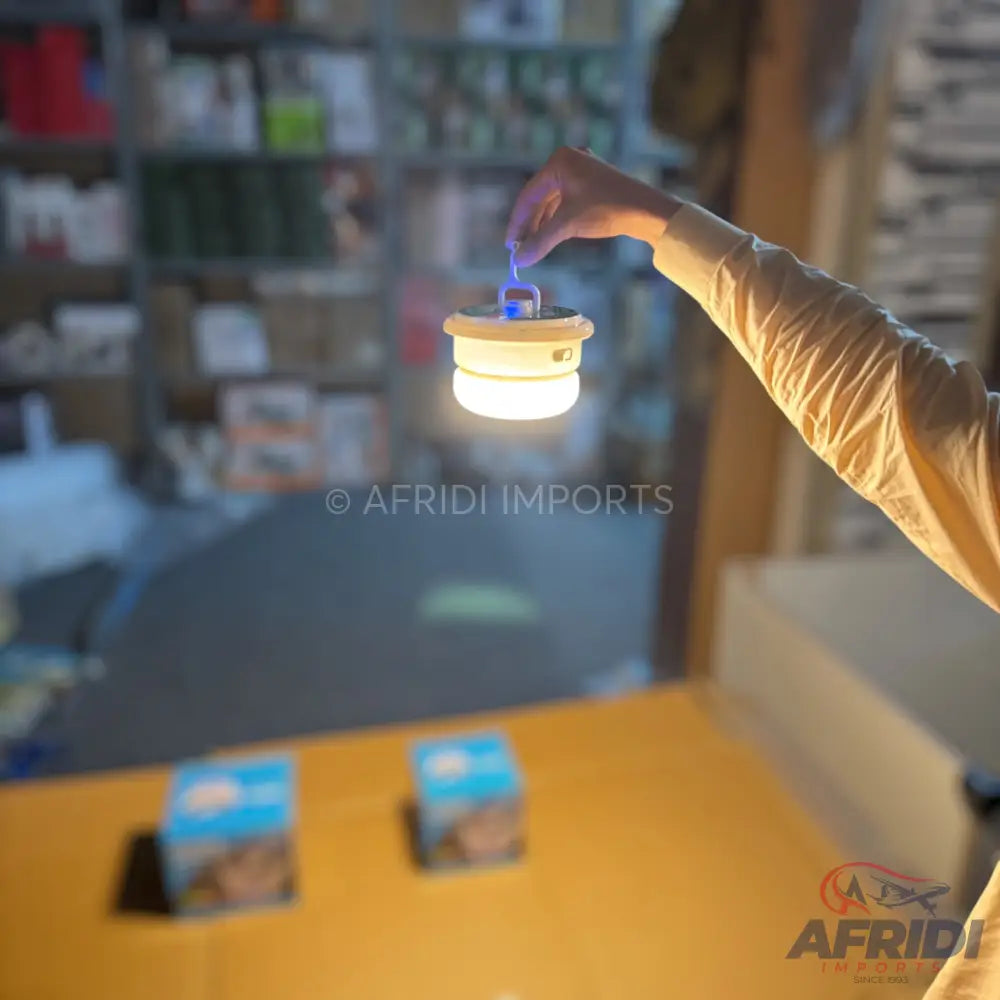 2-in-1 Camping Lamp with Fairy Lights