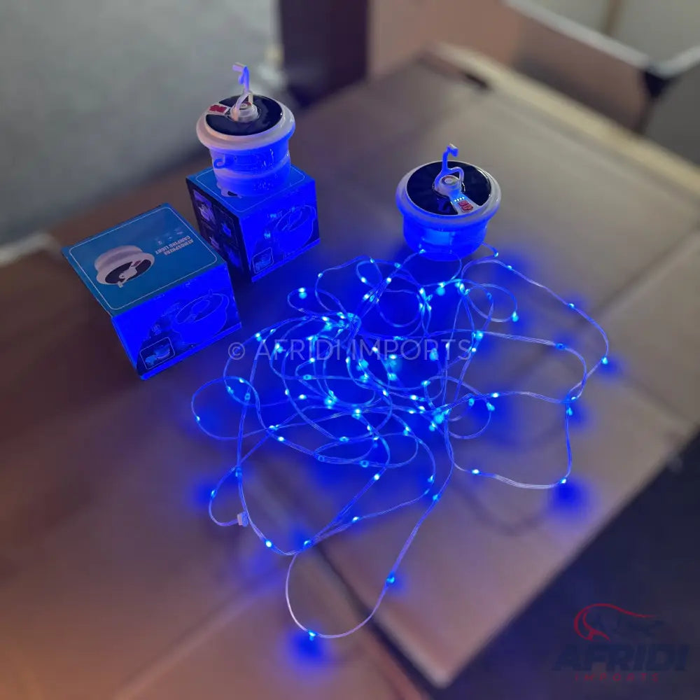 2-in-1 Camping Lamp with Fairy Lights